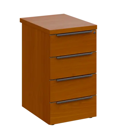 SIKC - 61 kontejner přístavný, 4-zásuvkový, deska 36 mm, centrální zámek, třešeň šumavská